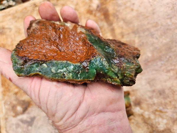 Chrysoprase rough.  CHR 214