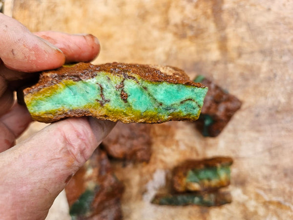 Chrysoprase rough.  CHR 214