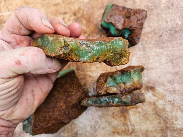 Chrysoprase rough.  CHR 214