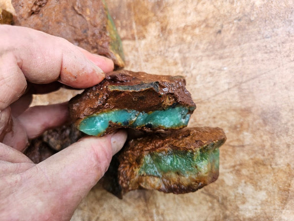 Chrysoprase rough.  CHR 214
