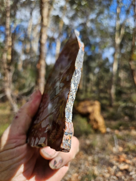 Polished Noreena Jasper slab. NJ498