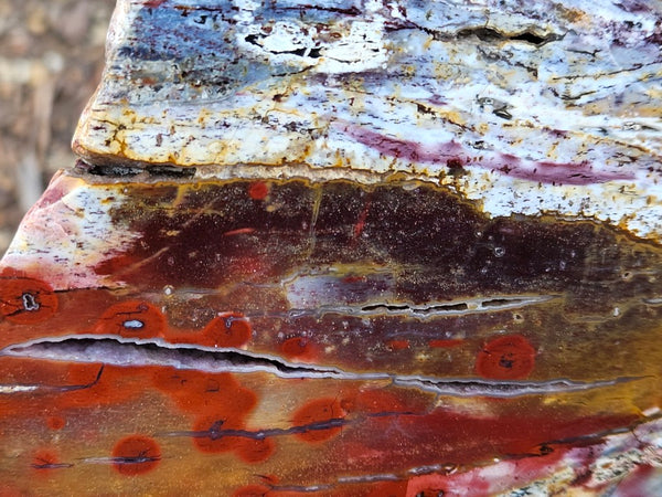 Polished Killaloe Opal slab KO137