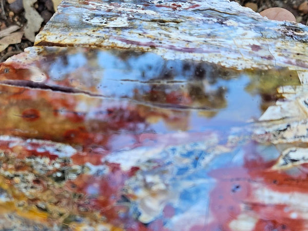 Polished Killaloe Opal slab KO137