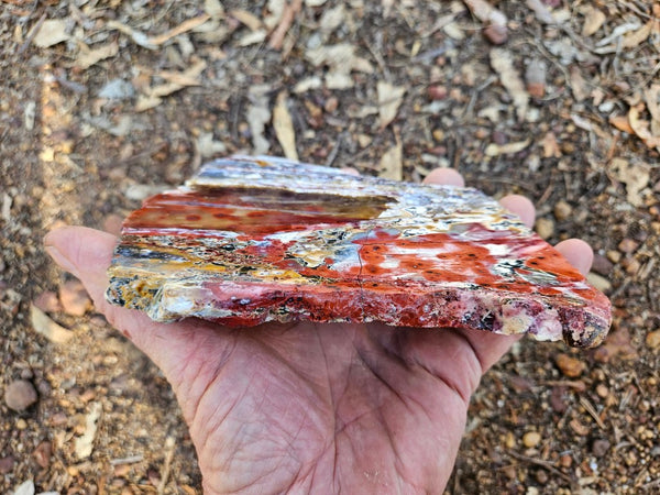 Polished Killaloe Opal slab KO137