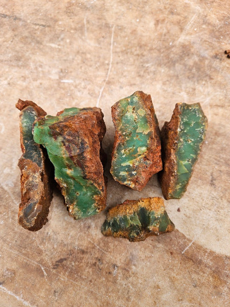 Chrysoprase rough.  CHR 215