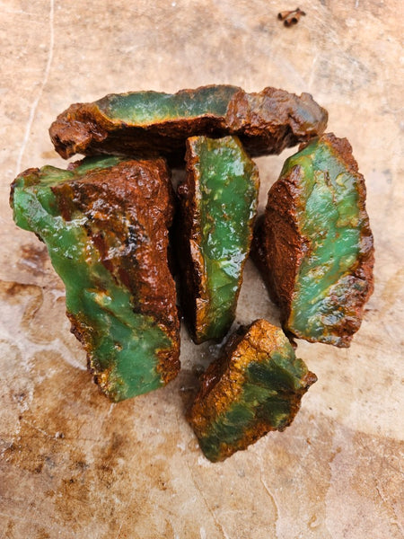 Chrysoprase rough.  CHR 215