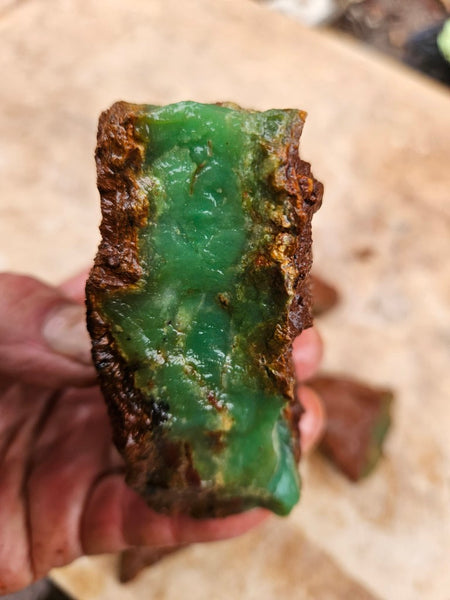 Chrysoprase rough.  CHR 215