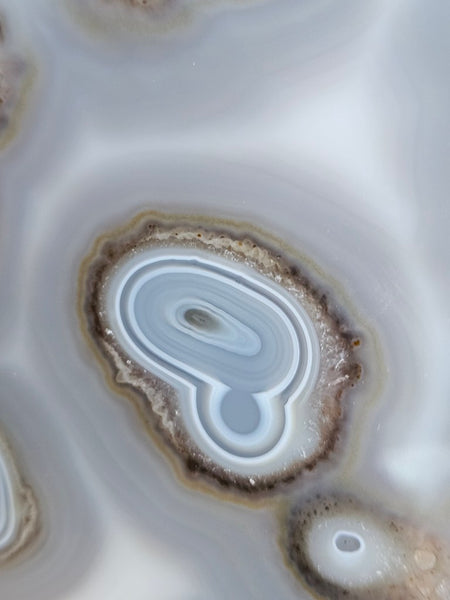 Polished Brazilian Agate slab . BA119