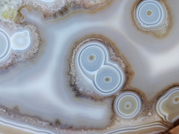 Polished Brazilian Agate slab . BA119