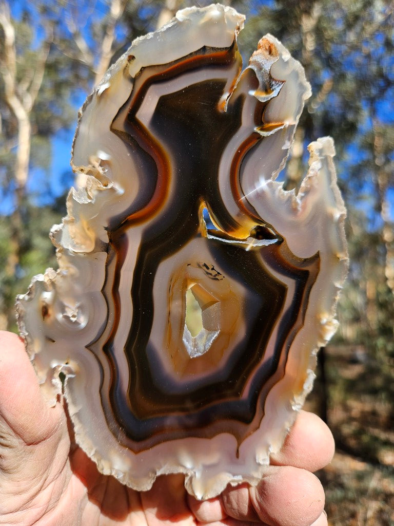 Polished Brazilian Agate . BA116