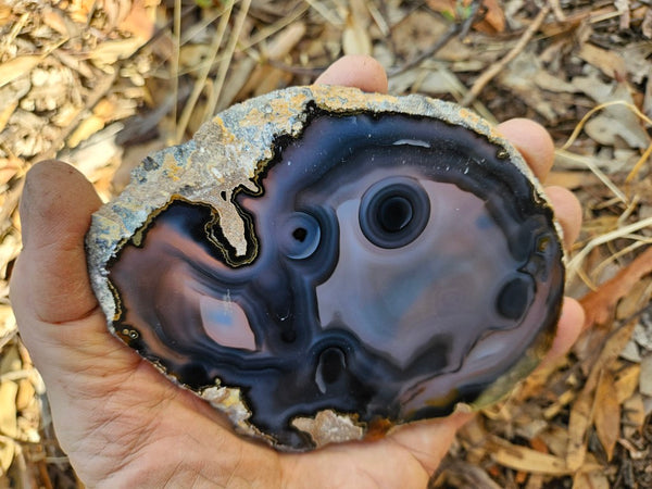 Polished Brazilian Agate . BA113