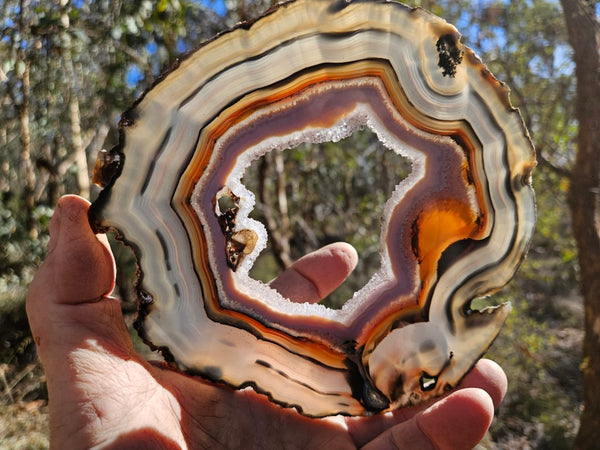 Polished Brazilian Agate . BA108.