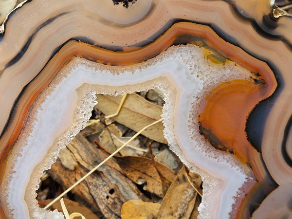 Polished Brazilian Agate . BA108.