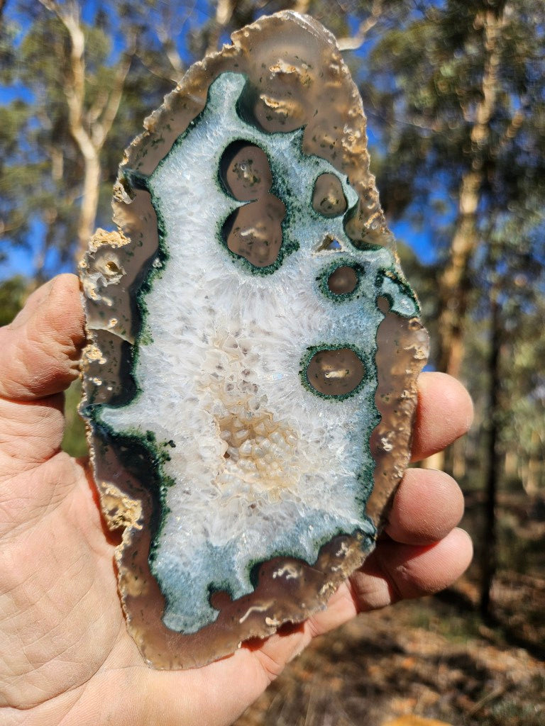 Polished Brazilian Agate . BA103.