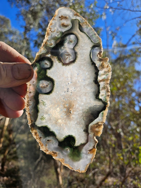 Polished Brazilian Agate . BA103.
