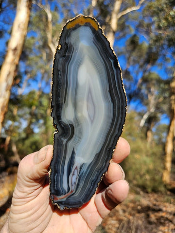 Polished Brazilian Agate . BA104.