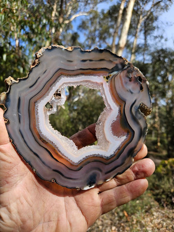 Polished Brazilian Agate . BA108.