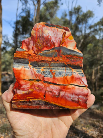 Sunset Jasper polished display specimen SU202