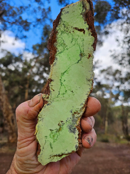 Polished Magnesite slab. MAP224
