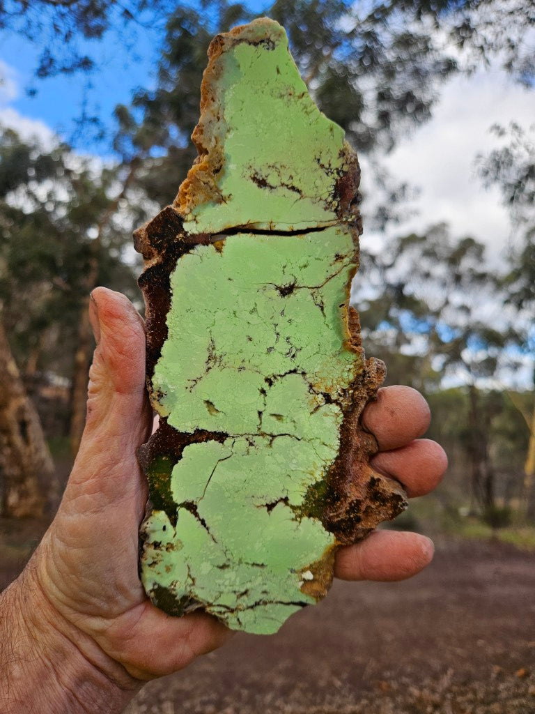 Polished Magnesite slab. MAP226