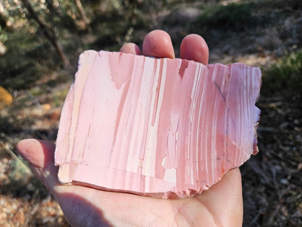 Polished Pink Opal  slab POP213