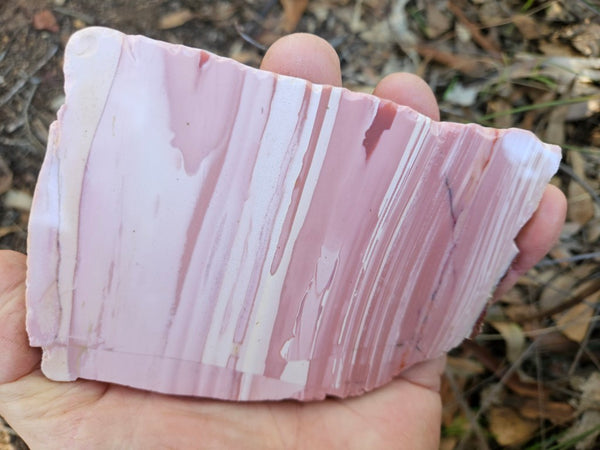 Polished Pink Opal  slab POP213