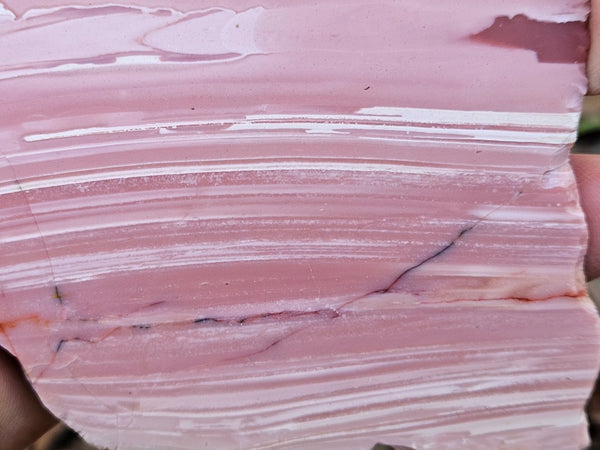 Polished Pink Opal  slab POP213