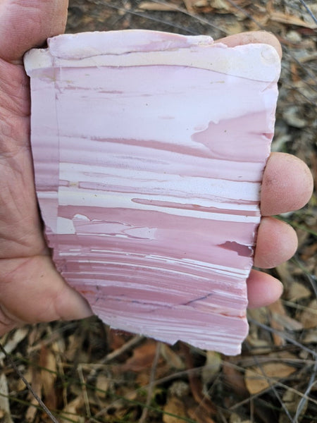 Polished Pink Opal  slab POP213