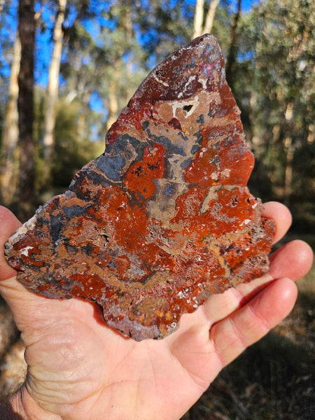 Polished De Grussa copper ore slab CO153
