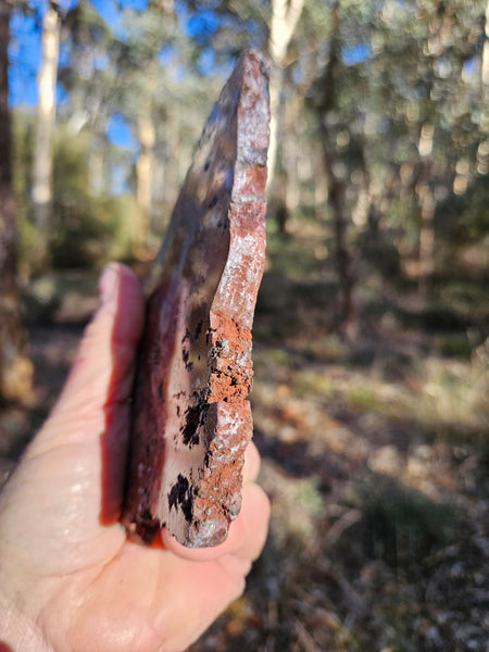 Polished De Grussa copper ore slab CO153