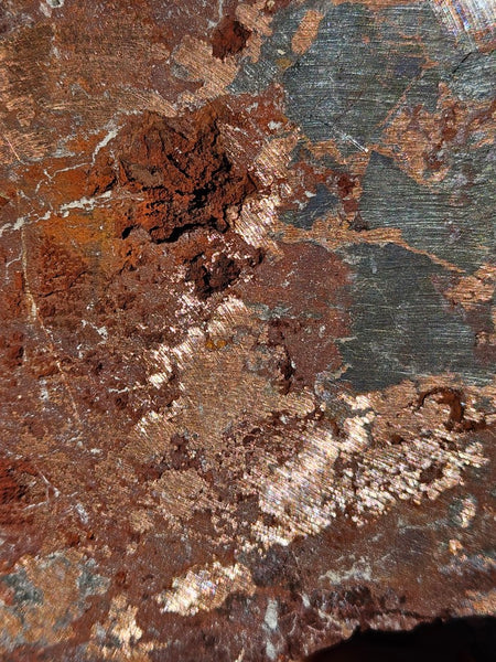 Polished De Grussa copper ore slab CO153