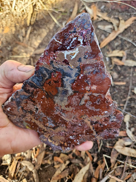 Polished De Grussa copper ore slab CO153