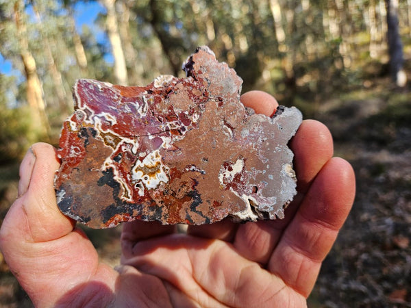 Polished De Grussa copper ore slab CO152