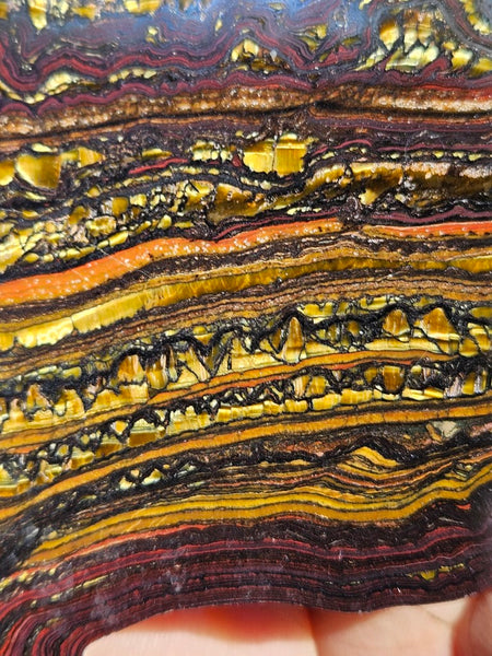 Polished Tiger Iron slab TI403