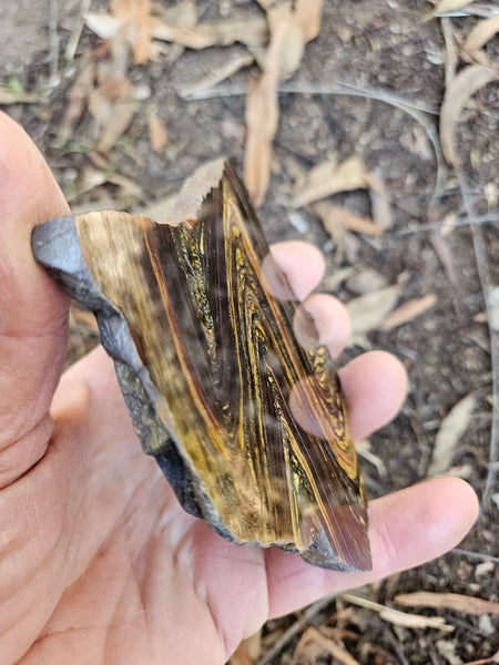 Polished Tiger Iron slab TI405