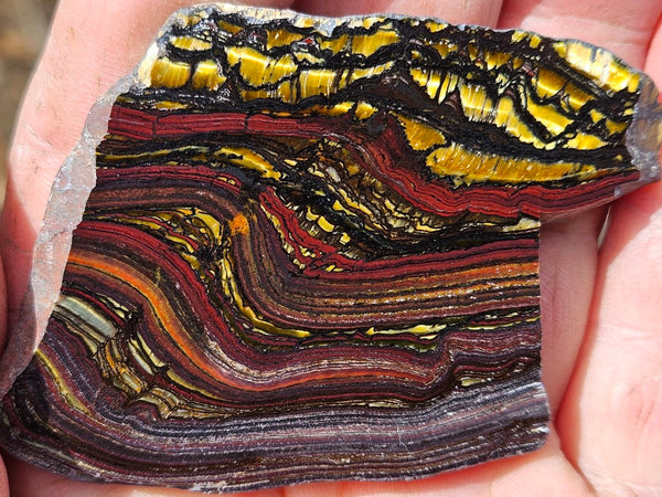 Polished Tiger Iron slab TI220