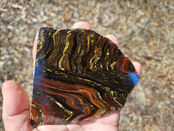 Polished Tiger Iron slab TI212