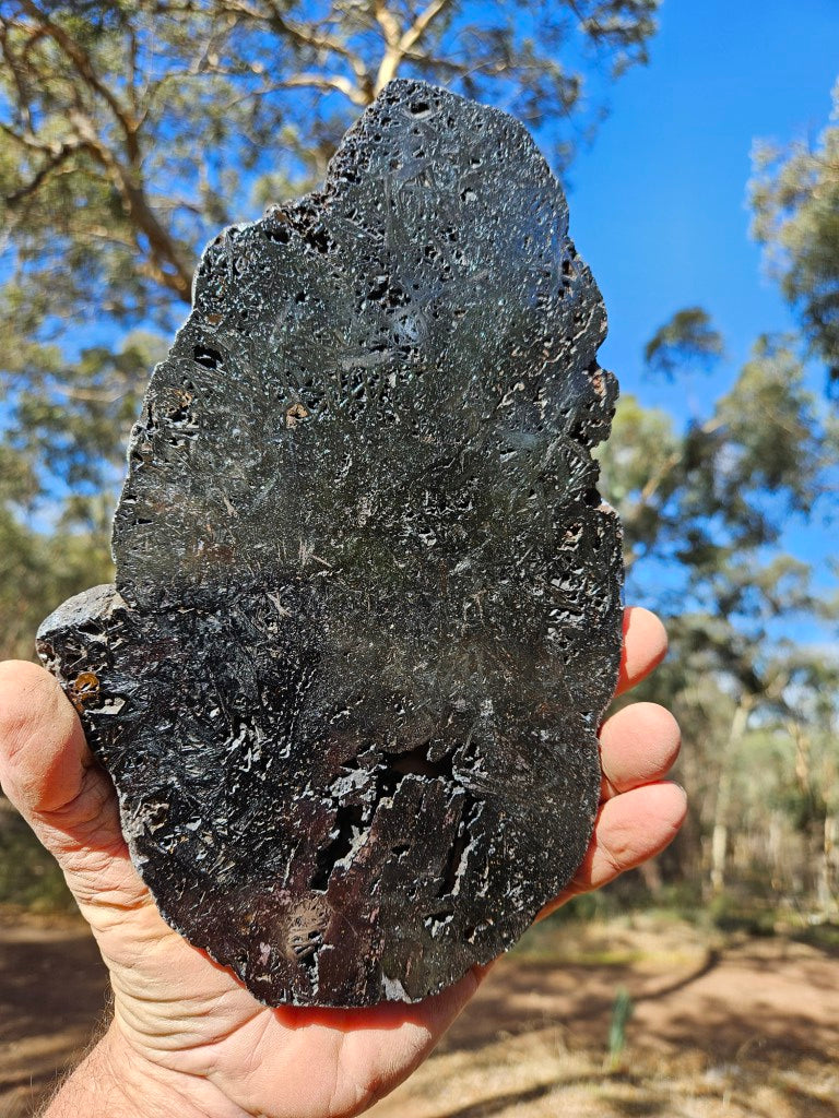 Reticulated Hematite slab HEM152