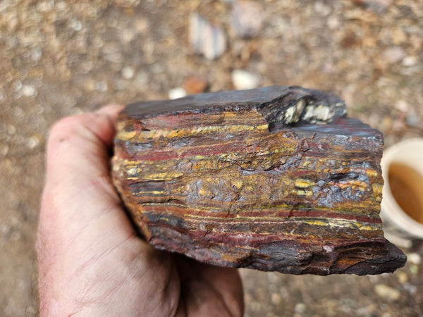 Tiger Iron rough rock TIR191