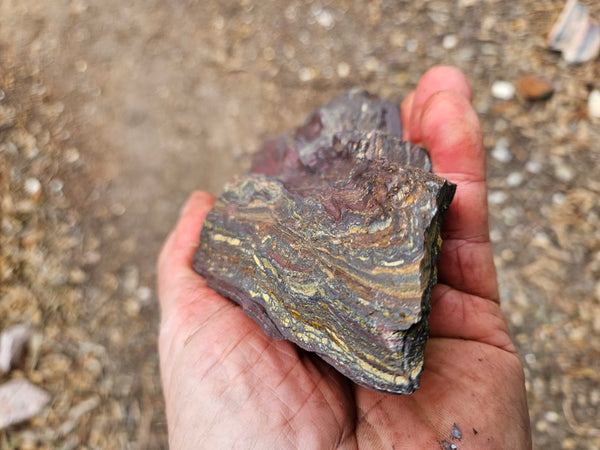 Tiger Iron rough rock TIR190