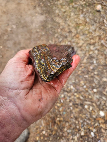 Tiger Iron rough rock TIR190