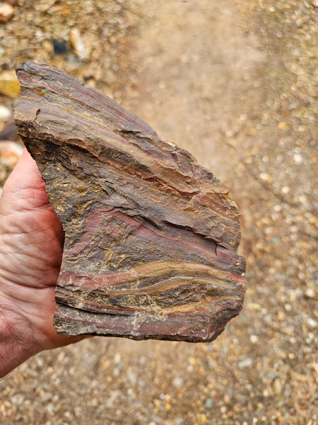 Tiger Iron rough rock TIR189