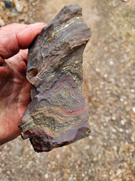 Tiger Iron rough rock TIR189