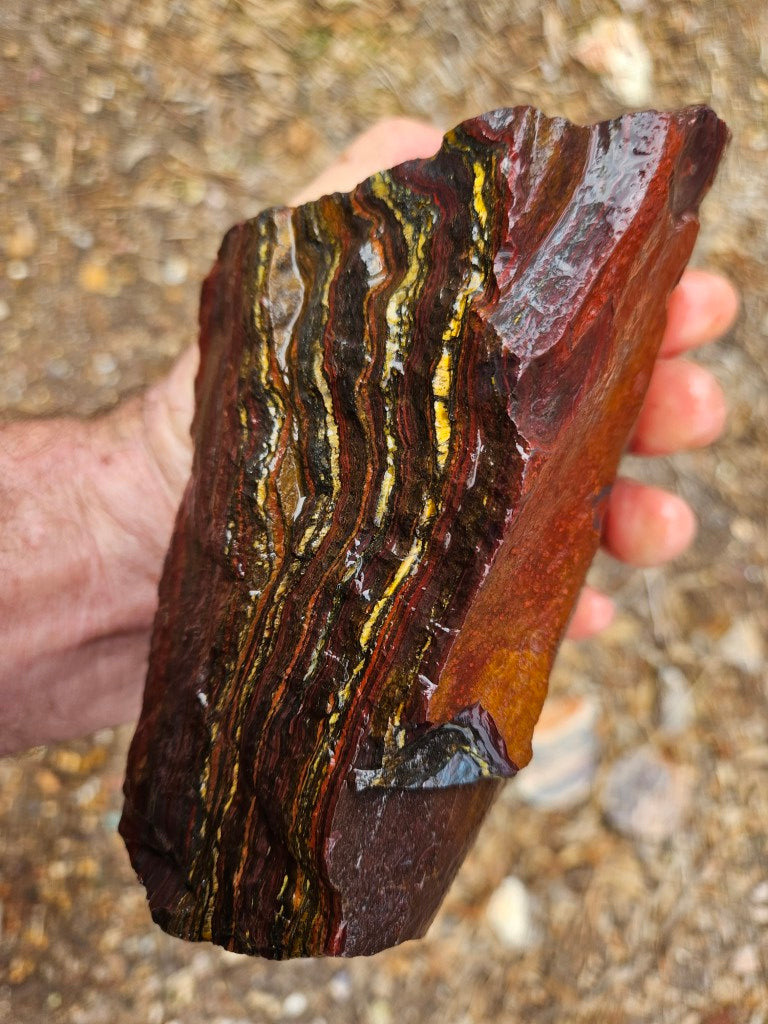 Tiger Iron rough rock TIR188