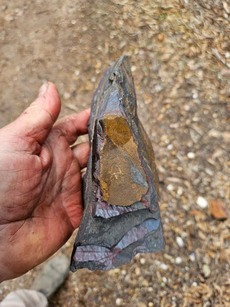 Tiger Iron rough rock TIR187