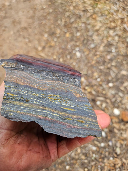 Tiger Iron rough rock TIR187