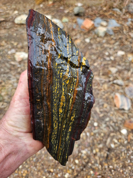 Tiger Iron rough rock TIR187
