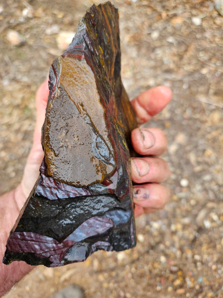Tiger Iron rough rock TIR187