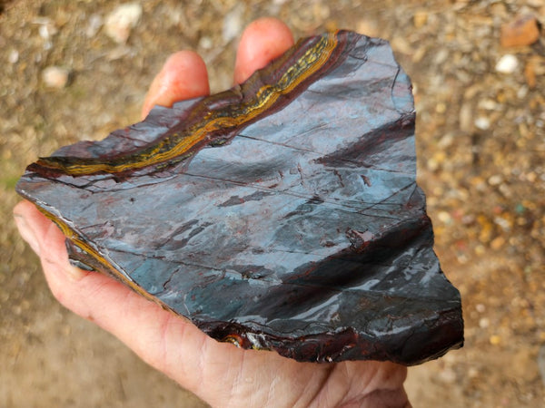 Tiger Iron rough rock TIR186