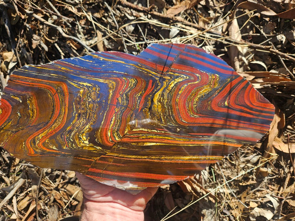 Polished Tiger Iron slab TI407